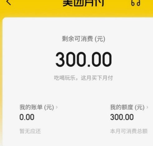 美团月付怎么换现金 现金了