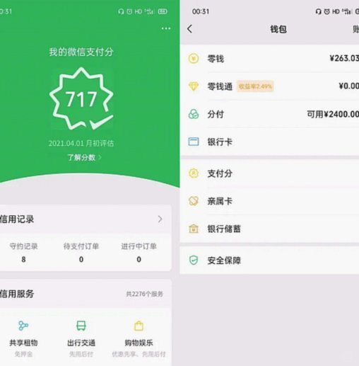 微信分付的风险与诱惑