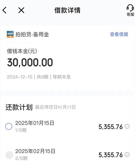 拍拍贷获得额度就能借了吗