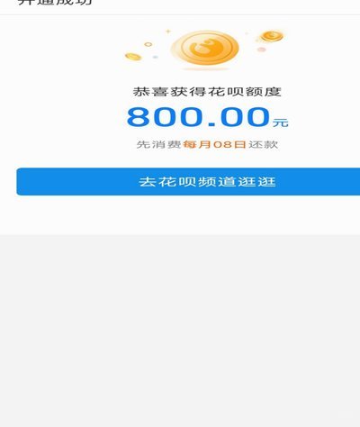 花呗怎么说申请停放额度了